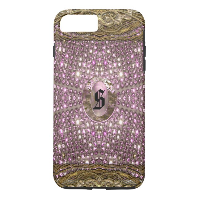 Digloos Pleurthye Elegant VII Monogram Case-Mate iPhone Case (Back)