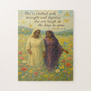 Dignity and Strength Christian Art Puzzle