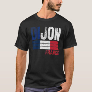 Dijon France Flag City French Mens Womens Kids T-Shirt