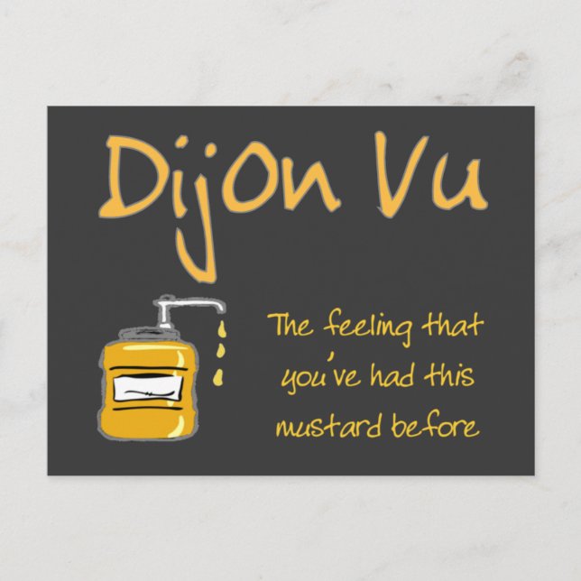 Dijon Vu Postcard (Front)