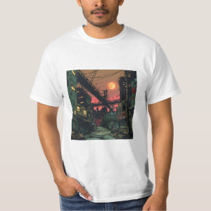 Dilapidated Comic Book City T-Shirt