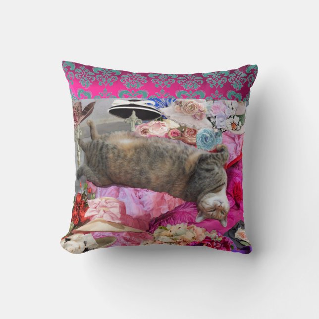 Dilemma of Princess Tatus Cat Cushion (Front)