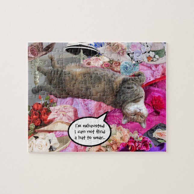 Dilemma of Princess Tatus Cat Jigsaw Puzzle (Horizontal)