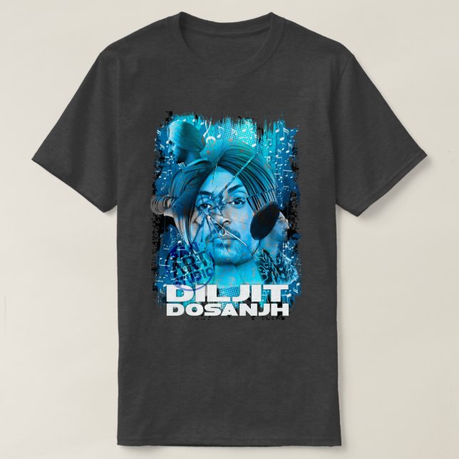 Diljit Dosanjh artwork 4 T-Shirt (Design Front)