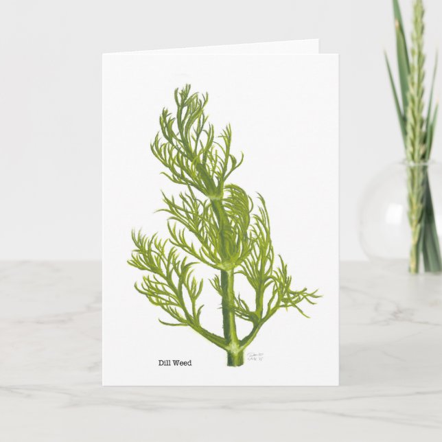 Dill Art Thank You Card (Front)
