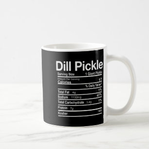 Dill Ckle Nutrition Facts Funny Thanksgiving Chris Coffee Mug