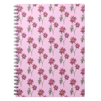 Dill Daisy Notebook Pink Pattern