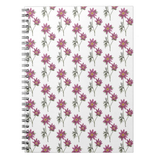 Dill Daisy Notebook White Pattern