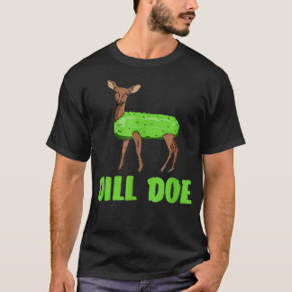 Dill Doe Funny Adult Humour Funny Nature Deer Redn T-Shirt