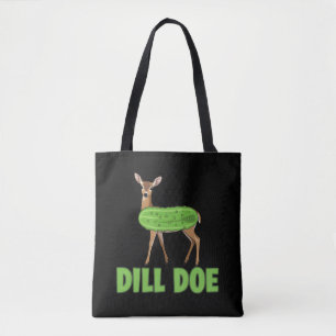 Dill Doe Funny Adult Humour Funny Nature Deer  Tote Bag