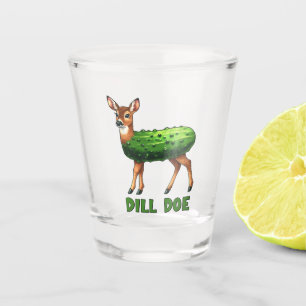 Dill Doe Funny Adult Humour Inappropriat Shot Glass
