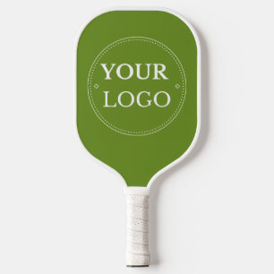 Dill Green Custom Business Logo Promotional Pickleball Paddle
