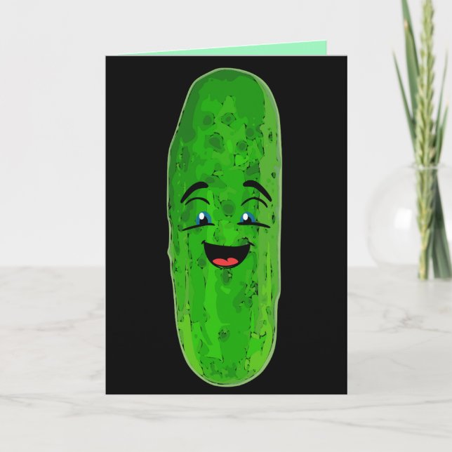 DILL PICKLE BIG DILL BIRTHDAY FUNNY CARDS (Front)