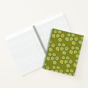 Dill Pickle Chips Crunchy Green Kosher Pickle Food Notebook
