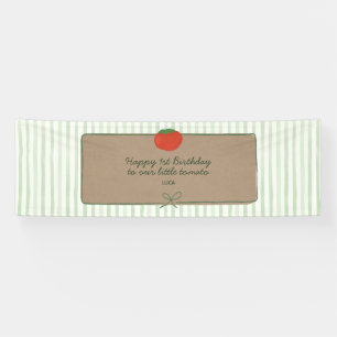 Dill Pickle Faux Kraft Birthday Banner