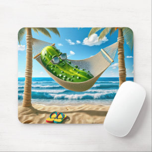 Dill Pickle In a Tropical Hammock Mouse Pad