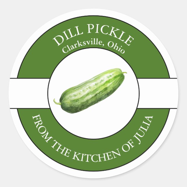 Dill Pickle Label (Front)