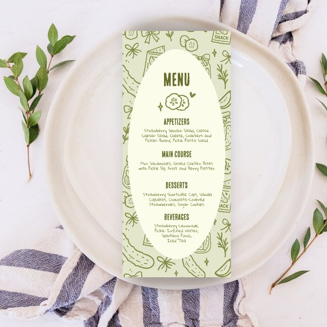 Dill Pickle Menu Card (Creator Uploaded)