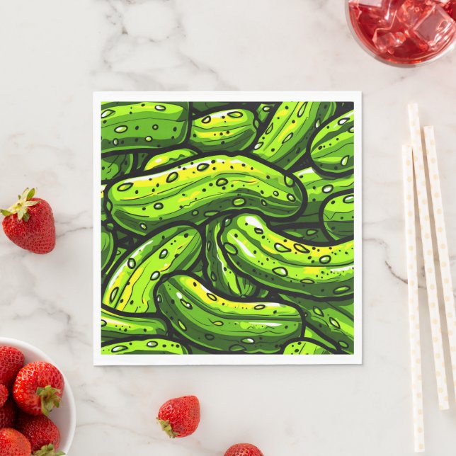 Dill Pickle, Napkin (Insitu)