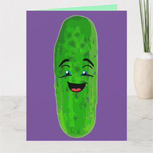 DILL PICKLES BIG DILL BIRTHDAY FUNNY OVERSIZED CAR CARD