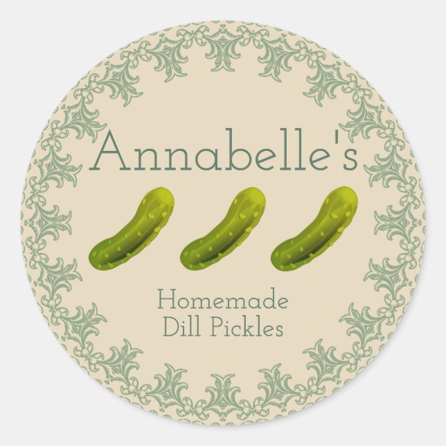 Dill Pickles Label (Front)