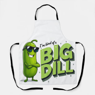 Dill Pickles Lovers Gift - Funny Cartoon Designs Apron