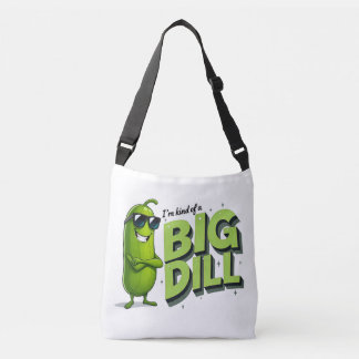 Dill Pickles Lovers Gift - Funny Cartoon Designs Crossbody Bag