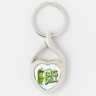 Dill Pickles Lovers Gift - Funny Cartoon Designs Key Ring