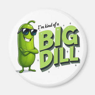 Dill Pickles Lovers Gift - Funny Cartoon Designs Magnet