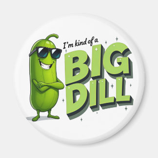 Dill Pickles Lovers Gift - Funny Cartoon Designs Magnet