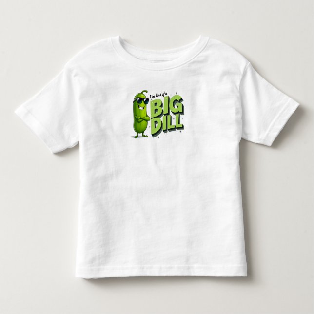 Dill Pickles Lovers Gift - Funny Cartoon Designs Toddler T-Shirt (Front)