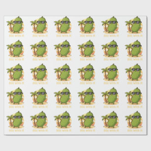 Dill With It Funny Pickle Meme Design – Cool Pickl Wrapping Paper
