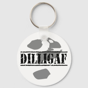 DILLIGAF? Does it look like I give a .... Key Ring