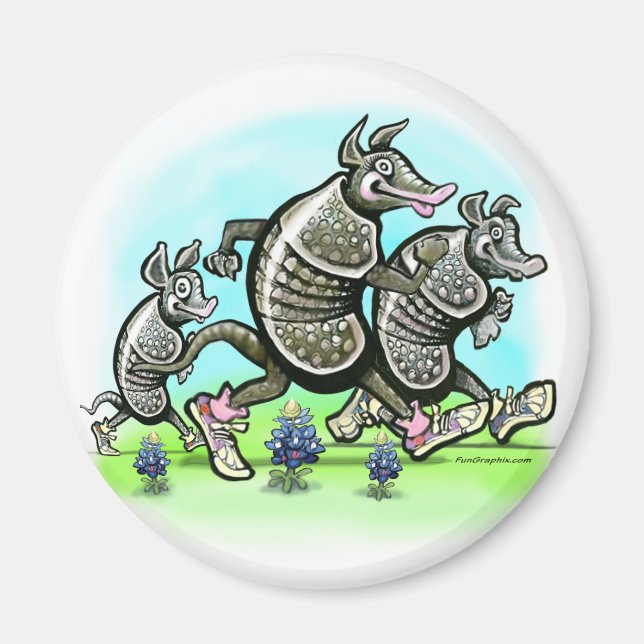 Dillo Family Magnet (Front)