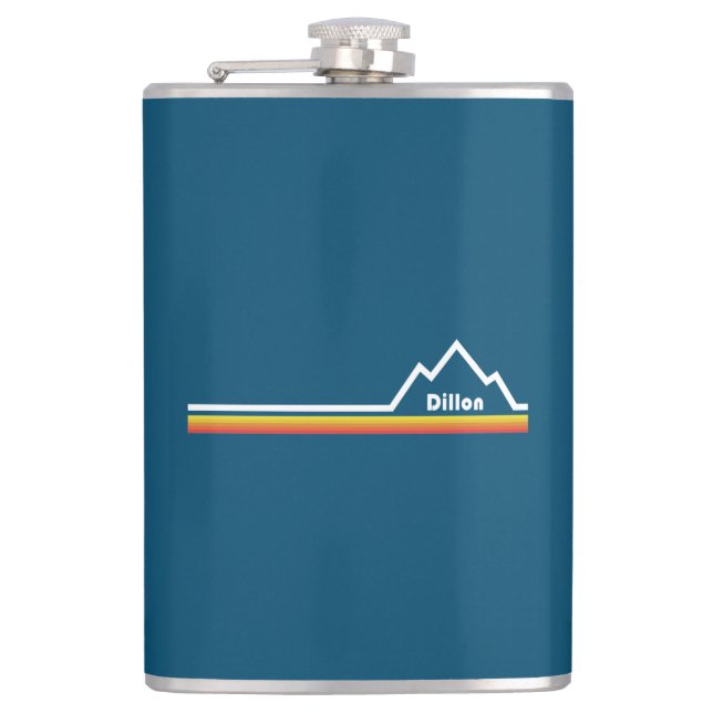 Dillon, Colorado Hip Flask (Front)
