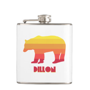 Dillon Colorado Rainbow Bear Hip Flask