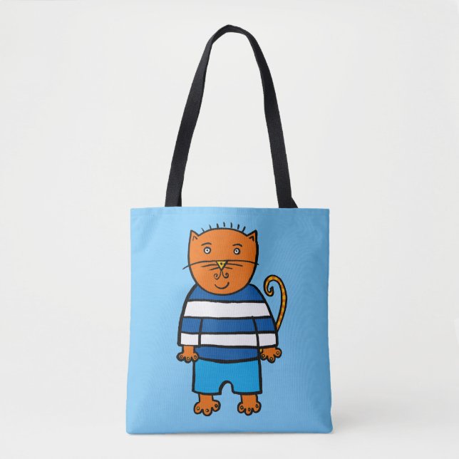 Dillon the Cat Tote Bag (Front)