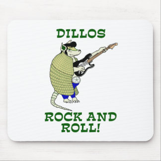 Dillos Rock and Roll Mouse Pad