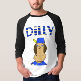 Dilly Men's 3/4 Reglan Sleeve T-Shirt