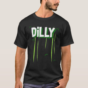 Dilly Pickle Halloween Costume Funny Quick Easy T-Shirt