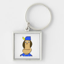 Dilly Premium Square Keychain Small