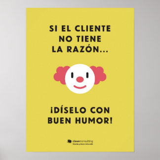 Dilo con humor con descuento poster