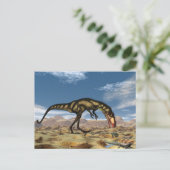 Dilong dinosaur - 3D render Postcard (Standing Front)