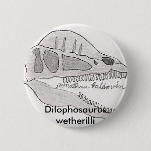Dilophosaurus button