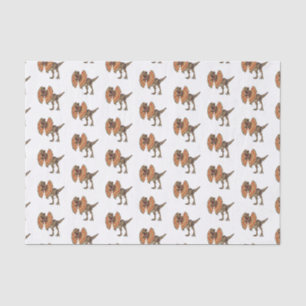 Dilophosaurus cartoon illustration tissue paper