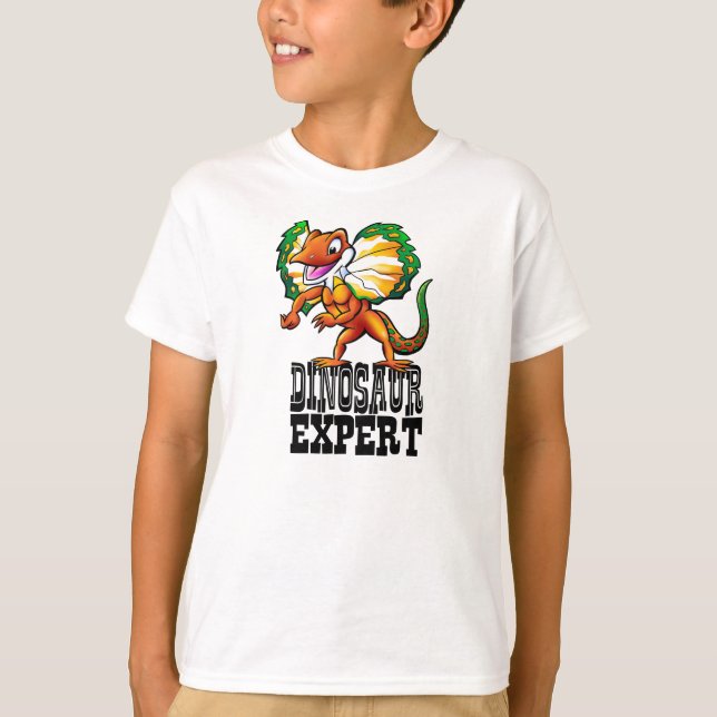 Dilophosaurus Dino Expert T-Shirt (Front)