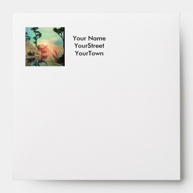 Dilophosaurus Envelope (Front)