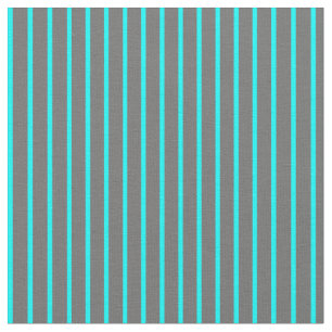 Dim Grey and Aqua Coloured Pattern Fabric