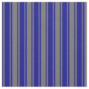 Dim Grey and Dark Blue Coloured Pattern Fabric