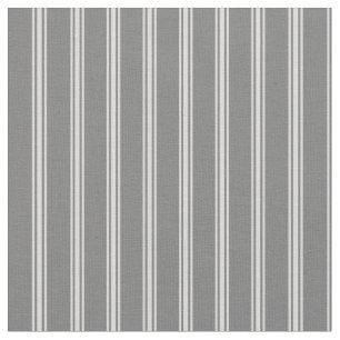 Dim Grey and Light Grey Coloured Lined Pattern Fabric